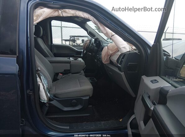 1FTEW1C80GKF95569 2016 FORD F150 Blue Front interior view