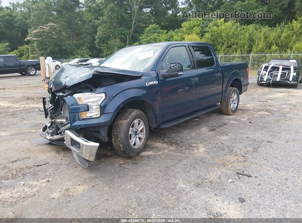 1FTEW1C80GKF95569 2016 FORD F150 Blue Front left