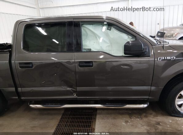 1FTEW1C85HKC10993 2017 FORD F150 Gray Панорамний вид салону 360°
