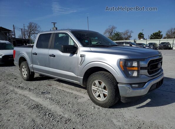 1FTEW1C89PFA25515 2023 FORD F150 Серебряный Передняя правая четверть
