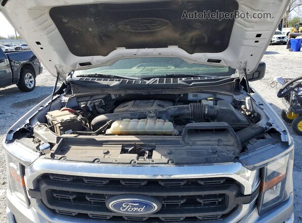 1FTEW1C89PFA25515 2023 FORD F150 Серебряный Вид задней части салона