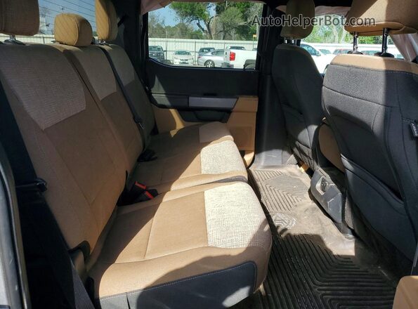 1FTEW1C89PFA25515 2023 FORD F150 Серебряный Вид задних сидений