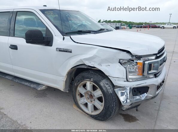 1FTEW1CB4JKD72440 2018 FORD F150 White Widok z przodu
