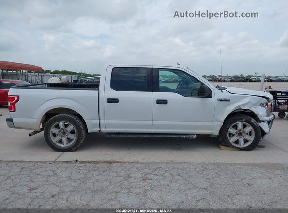 1FTEW1CB4JKD72440 2018 FORD F150 White Widok wnętrza 360 stopni
