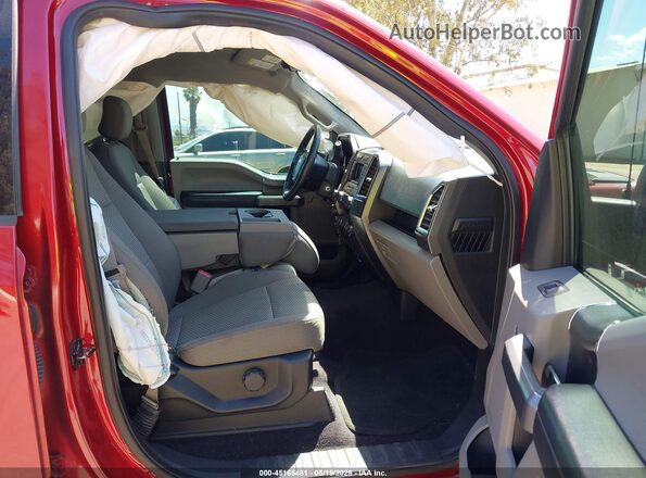 1FTEW1CF0GKE32192 2016 FORD F150 Бордовый Вид салона спереди