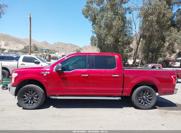 1FTEW1CF0GKE32192 2016 FORD F150 Бордовый Панорамный вид салона 360°