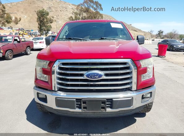 1FTEW1CF0GKE32192 2016 FORD F150 Бордовый Вид щитка приборов