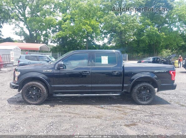 1FTEW1CF1GFC25898 2016 FORD F150 Черный 