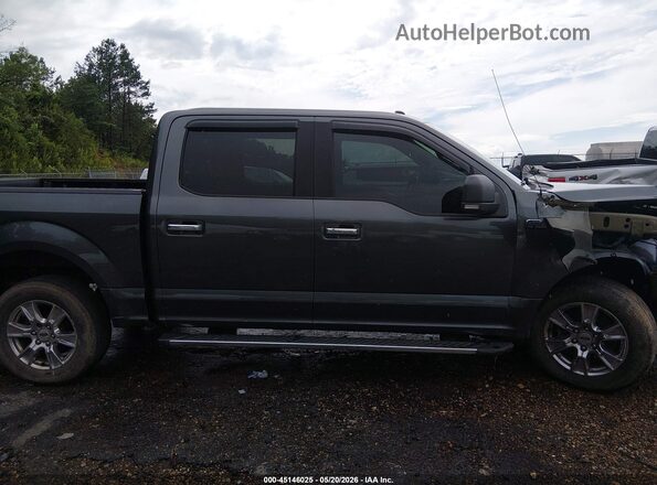 1FTEW1CF1HFA82081 2017 FORD F150 Black Widok wnętrza z tyłu