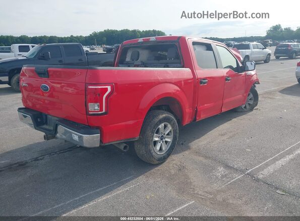 1FTEW1CF2GKF90260 2016 FORD F150 Red Հետևի աջ