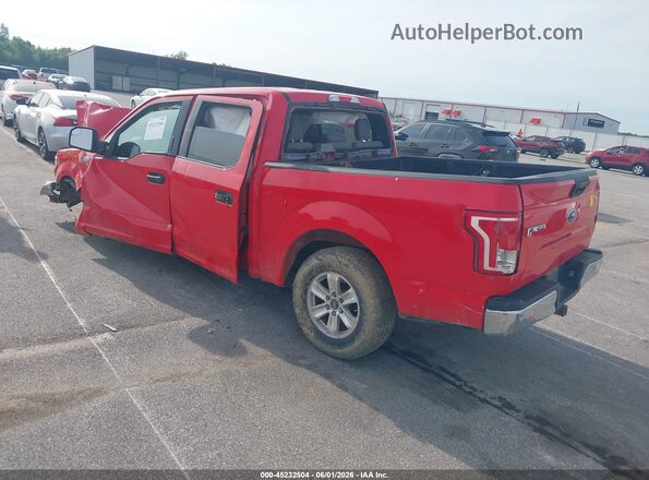1FTEW1CF2GKF90260 2016 FORD F150 Red Հետևի ձախ