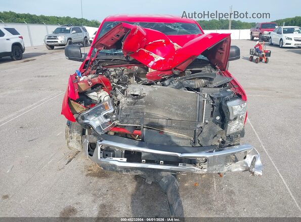 1FTEW1CF2GKF90260 2016 FORD F150 Red Սալոնի հետևի տեսք