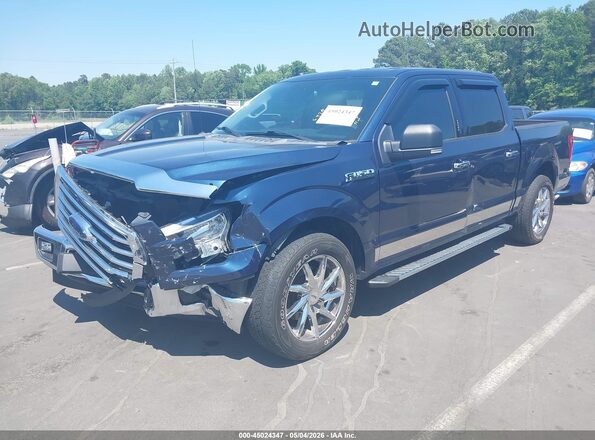 1FTEW1CF3HFB98351 2017 FORD F150 Dark Blue Przód lewy