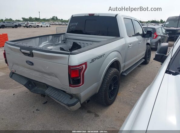1FTEW1CG8JKF53228 2018 FORD F150 Silver Rear right
