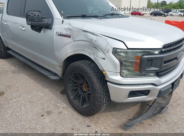 1FTEW1CG8JKF53228 2018 FORD F150 Silver Front view