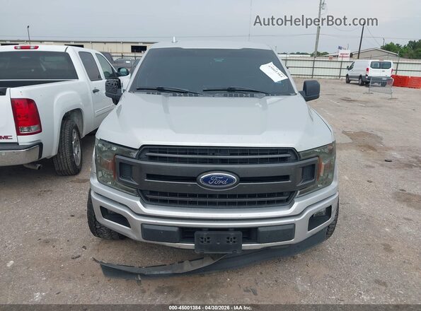 1FTEW1CG8JKF53228 2018 FORD F150 Silver Instrument cluster view