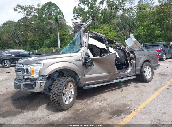 1FTEW1CP0KFB33683 2019 FORD F150 Коричневый Передняя левая четверть