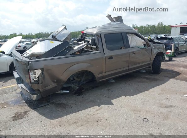 1FTEW1CP0KFB33683 2019 FORD F150 Коричневый Задняя правая четверть