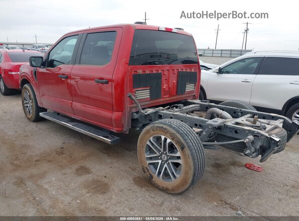 1FTEW1CP0PKF82232 2023 FORD F150 Red Հետևի ձախ