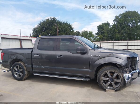 1FTEW1CP2GKD42941 2016 FORD F150 Gray Front view