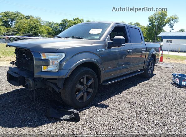 1FTEW1CP2GKF02106 2016 FORD F150 Gray Front left