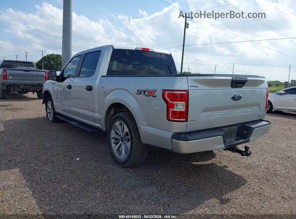 1FTEW1CP2JKC22757 2018 FORD F150 Silver Trasero izquierdo