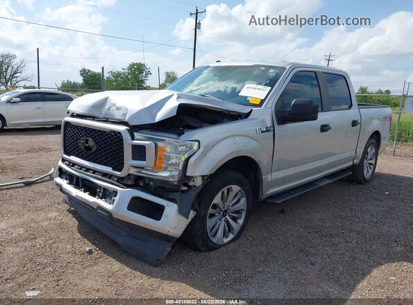 1FTEW1CP2JKC22757 2018 FORD F150 Silver Vista tres cuartos delantera izquierda