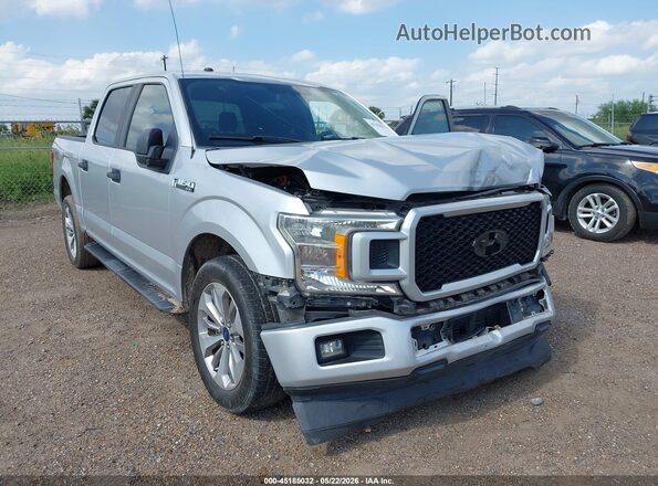 1FTEW1CP2JKC22757 2018 FORD F150 Silver Vista frontal