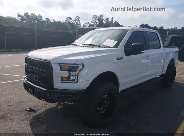 1FTEW1CP2JKF11959 2018 FORD F150 Белый Передняя левая четверть