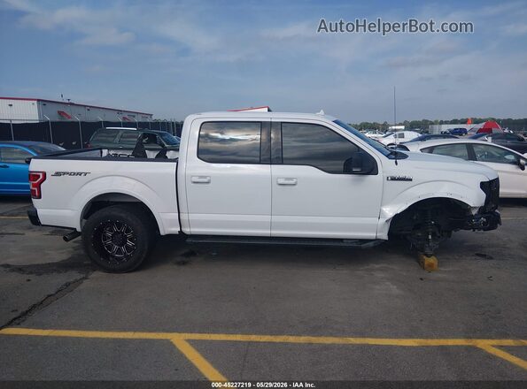 1FTEW1CP2JKF11959 2018 FORD F150 Белый Вид задней части салона
