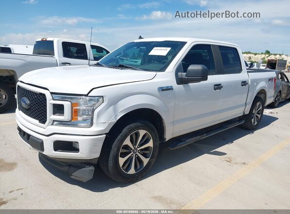 1FTEW1CP2LKE35601 2020 FORD F150 White წინა მარცხენა ხედი სამი მეოთხედიდან