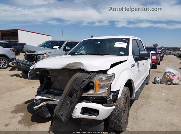 1FTEW1CP2LKF18252 2020 FORD F150 White Առջևի ձախ երեք քառորդ տեսարան