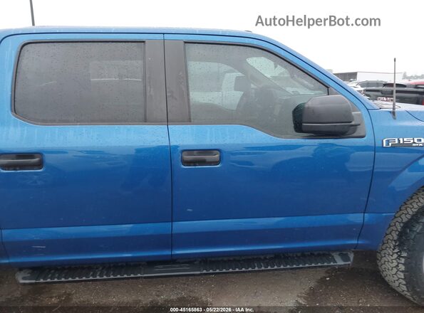 1FTEW1CP3JKC50969 2018 FORD F150 Blue Vista interior trasera