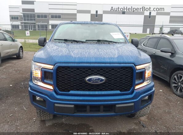 1FTEW1CP3JKC50969 2018 FORD F150 Blue Vista del cuadro de instrumentos