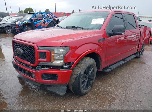 1FTEW1CP3LFC33018 2020 FORD F150 Red Առջևի ձախ երեք քառորդ տեսարան