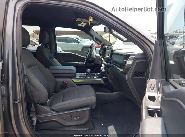 1FTEW1CP3PKF35177 2023 FORD F150 Gray Widok wnętrza z przodu