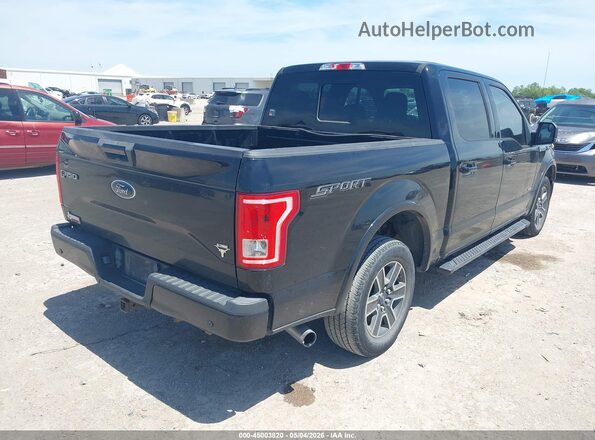 1FTEW1CP4GKF65045 2016 FORD F150 Black Հետևի աջ