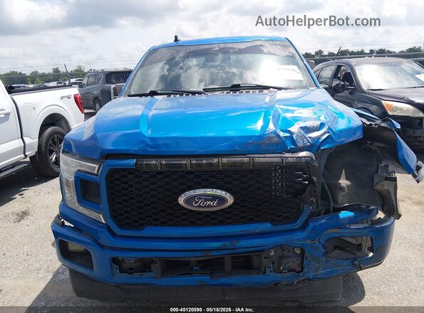 1FTEW1CP4LFB42999 2020 FORD F150 Blue Սալոնի հետևի տեսք