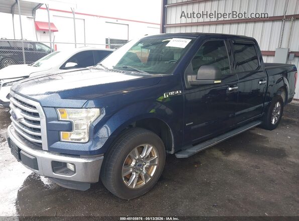 1FTEW1CP5GKF40817 2016 FORD F150 Blue Front left