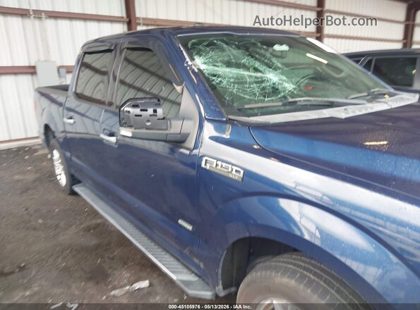 1FTEW1CP5GKF40817 2016 FORD F150 Blue Front view