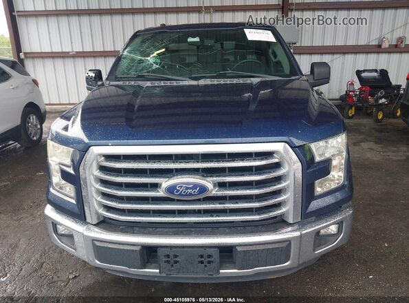1FTEW1CP5GKF40817 2016 FORD F150 Blue Instrument cluster view