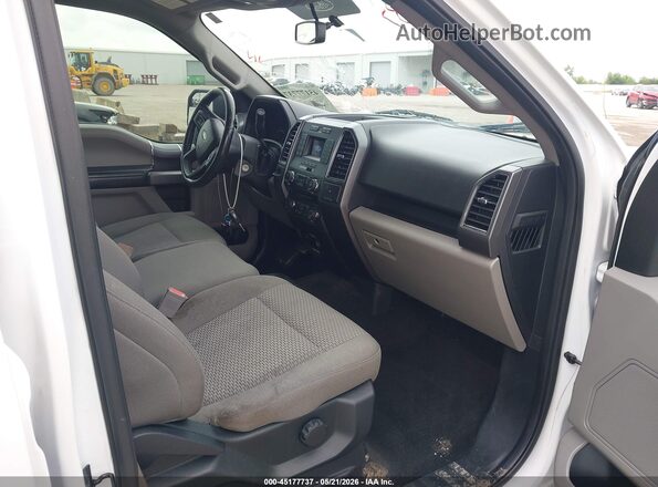 1FTEW1CP5JKC61522 2018 FORD F150 White წინა სალონის ხედი