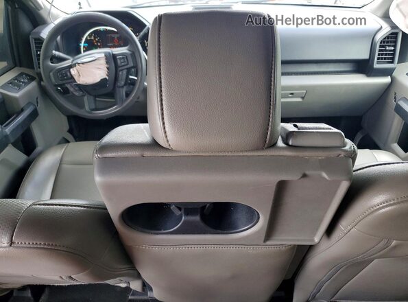 1FTEW1CP5LKE16864 2020 FORD F150 White Dashboard view