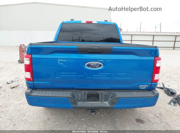 1FTEW1CP5MFA76318 2021 FORD F150 Blue 