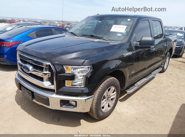 1FTEW1CP6HKC41919 2017 FORD F150 Black წინა მარცხენა ხედი სამი მეოთხედიდან