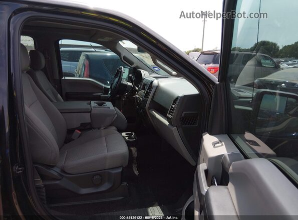 1FTEW1CP6HKC41919 2017 FORD F150 Black წინა სალონის ხედი