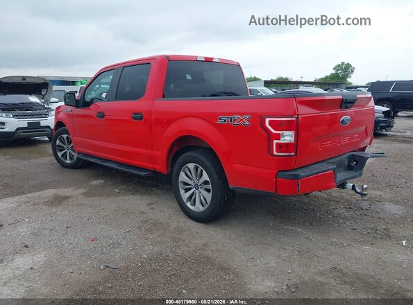 1FTEW1CP6JKF26626 2018 FORD F150 Красный Задняя левая четверть