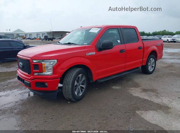 1FTEW1CP6JKF26626 2018 FORD F150 Красный Передняя левая четверть