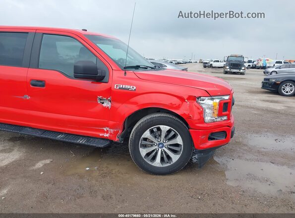 1FTEW1CP6JKF26626 2018 FORD F150 Красный Вид спереди
