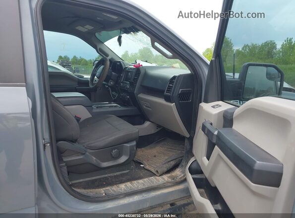 1FTEW1CP6KKE04009 2019 FORD F150 Серый Вид салона спереди